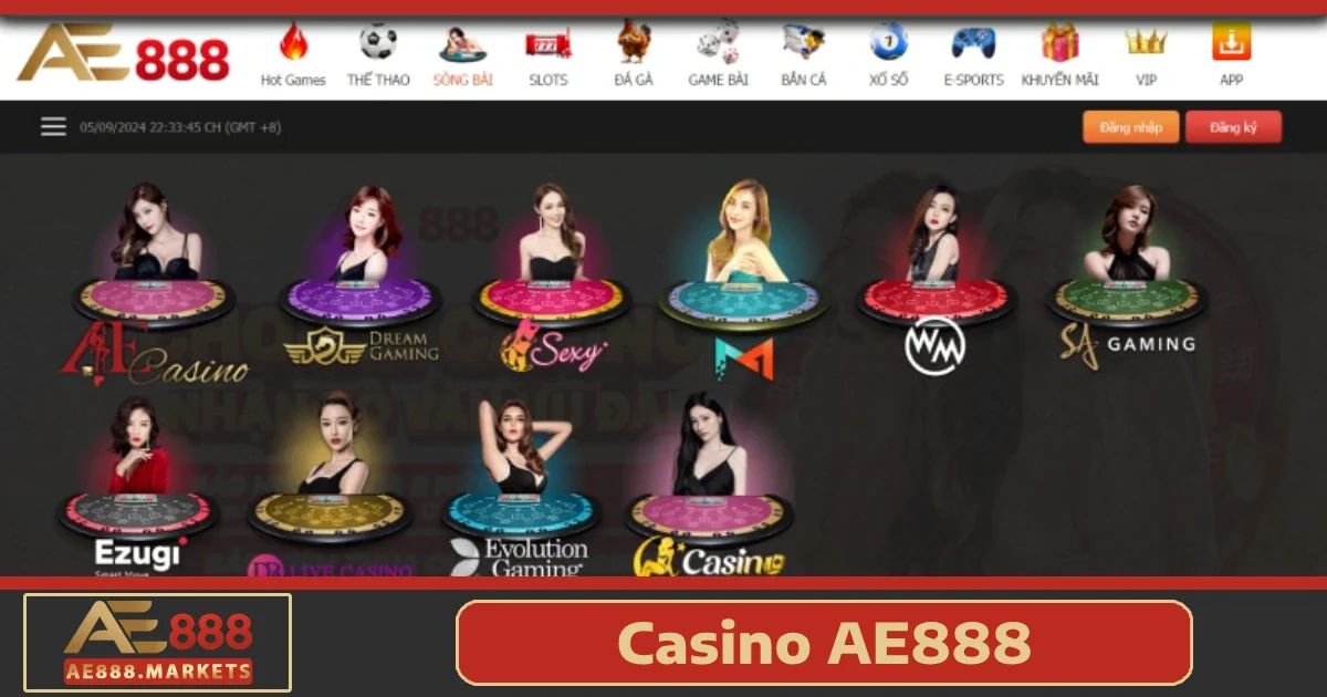 Hướng dẫn tham gia Casino AE888