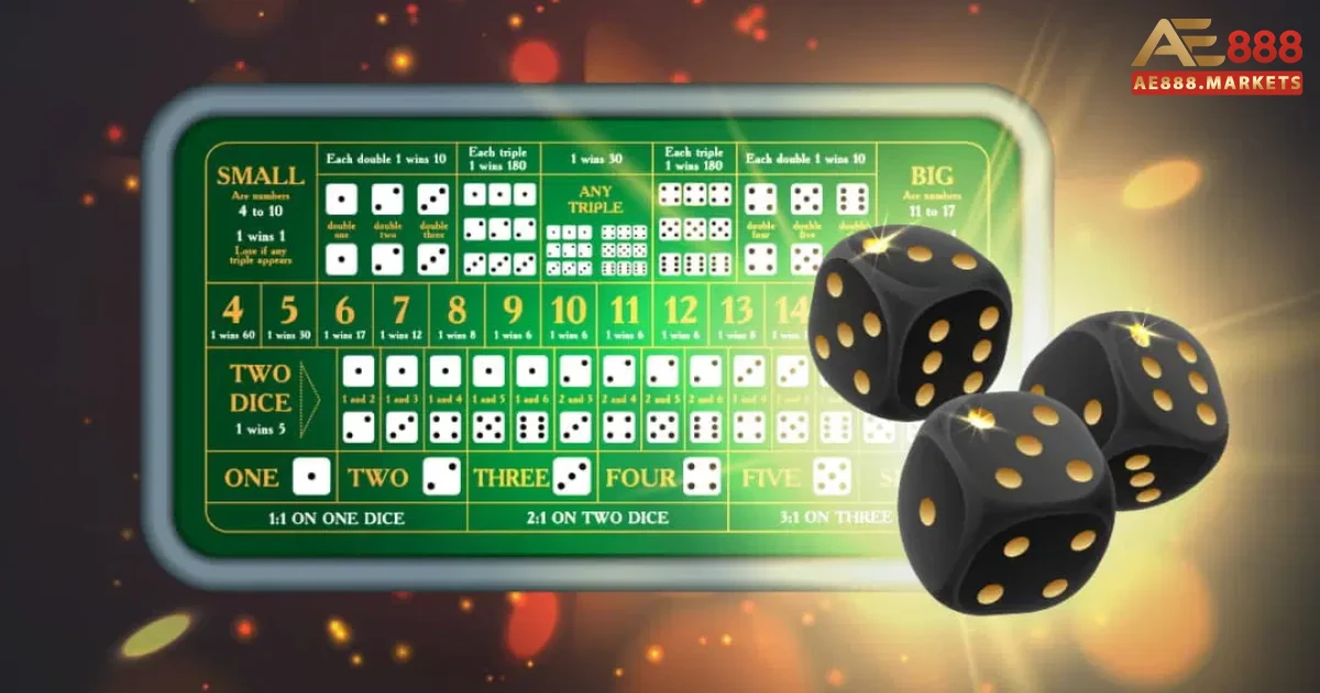 Cách Tính Xác Suất Sicbo Tại AE888 – Tính Toán Đơn Giản Cho Mọi Người Chơi 4 Việc chọn cược nhỏ cũng đồng nghĩa với việc bạn có thể tham gia nhiều bàn chơi khác nhau